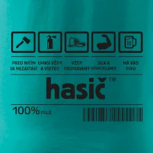 Čiarový kód - Hasič / hasička Čiarový kód - Hasič / hasička