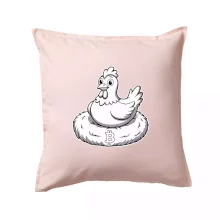 Kurča sediace na bitcoinovom hniezde