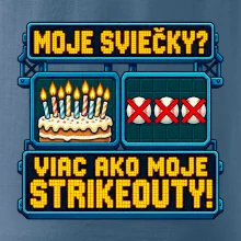 Moje sviečky viac ako moje strikeouty