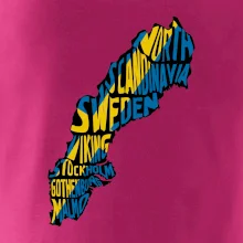 Mapy - názvy miest - Švédsko