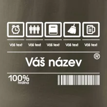 Čárový kód - Vlastní text