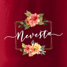 Nevesta štvorec oranžový