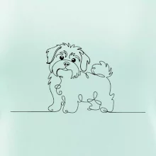 Havanský psík linka jedným ťahom