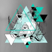 Biely nosorožec (Pecka design)