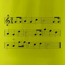 Veľa šťastia zdravia - noty