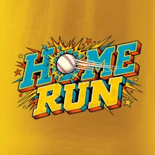 Home run komiksový nápis