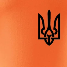 Ukrajina trojzubec prsník Ukrajina trojzubec prsník