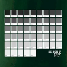 50 farebných odtieňov šedej