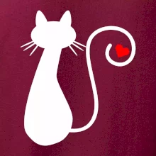 Zamilovaná mačka chvostík