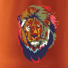 Hlava leva kreslená jednoduchá