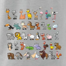 Tričko plné zvieratiek