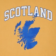 Scotland nápis s mapou Scotland nápis s mapou