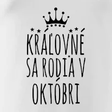 Kráľovné sa rodia v októbri