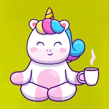 Yoga - jednorožec káva