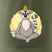 Yoga - keep calm kreslený