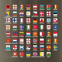 Vlajky štátov - Európa Vlajky štátov - Európa