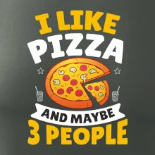 I like pizza and maybe 3 people I like pizza and maybe 3 people
