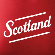 Scotland Vintage nápis