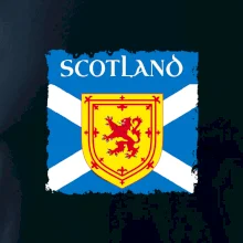 Škótska vlajka s erbom leva