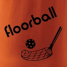 Floorball nápis šikmo