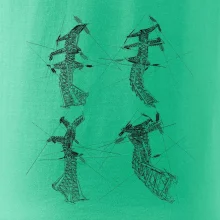 Skrútený stožiar vysokého vedenia