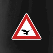 Dopravná značka - Pozor orol Dopravná značka - Pozor orol