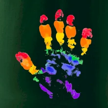 LGBT hand print
