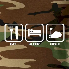 Eat sleep golf