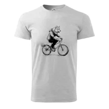 Vlk na bicykli Vlk na bicykli