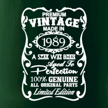 Vintage Etiketa - 1989