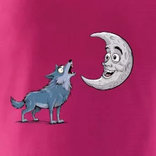 Parové tričko - Vlk a mesiac