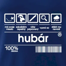 Čiarový kód - Hubár