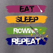 Eat sleep rowing repeat farebné