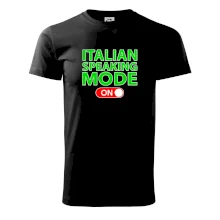 Italian speaking mode - ON Italian speaking mode - ON
