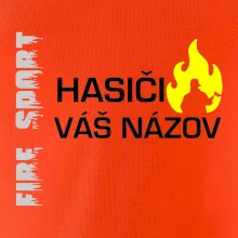 Hasiči - Váš názov - FLUO + Reflexná potlač