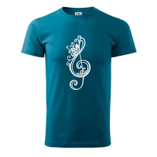 Husľový kľúč kvety Husľový kľúč kvety