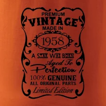 Vintage Etiketa - 1958