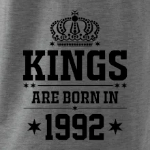 Kings are born in 1992 Kings are born in 1992