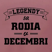 Legendy sa rodia v decembri