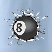 Biliardová guľa v triku