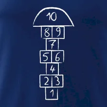 Skákať škôlku na tričku