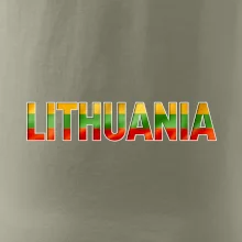 Lithuania - nápis vlajka