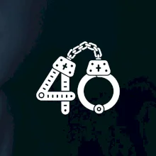 Narodeninové tričko pre policajta - putá 40 Narodeninové tričko pre policajta - putá 40