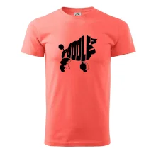 Pudel - nápis v tele Pudel - nápis v tele