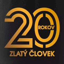 20 rokov zlatý človek