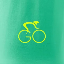 GO - Fluo cyklista malý
