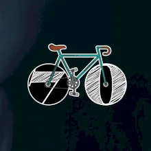 Narodeniny 70 rokov na bicykli