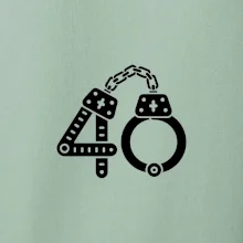 Narodeninové tričko pre policajta - putá 40