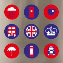 Anglicko symboly v kruhoch