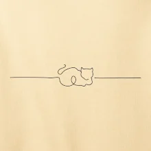 Mačka linka kreslená